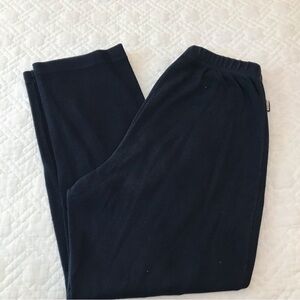 Liz Claiborne Liz & Co Navy Ribbed Knit Pants Slacks Size P/P